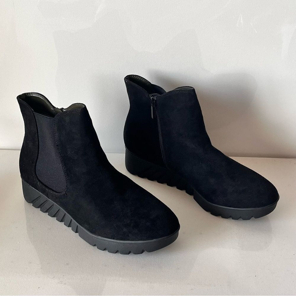 Impo International ENESSA Stretch Platform Wedge Bootie
